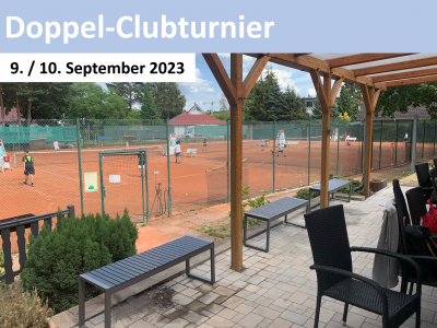 Doppel-Clubturnier 2023 - Anmeldung ab jetzt möglich